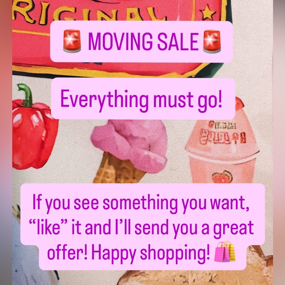 MOVING SALE!!
